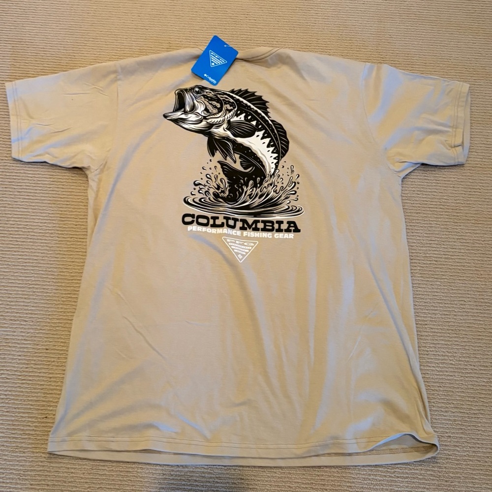 Columbia Men's Tan Graphic Tee
